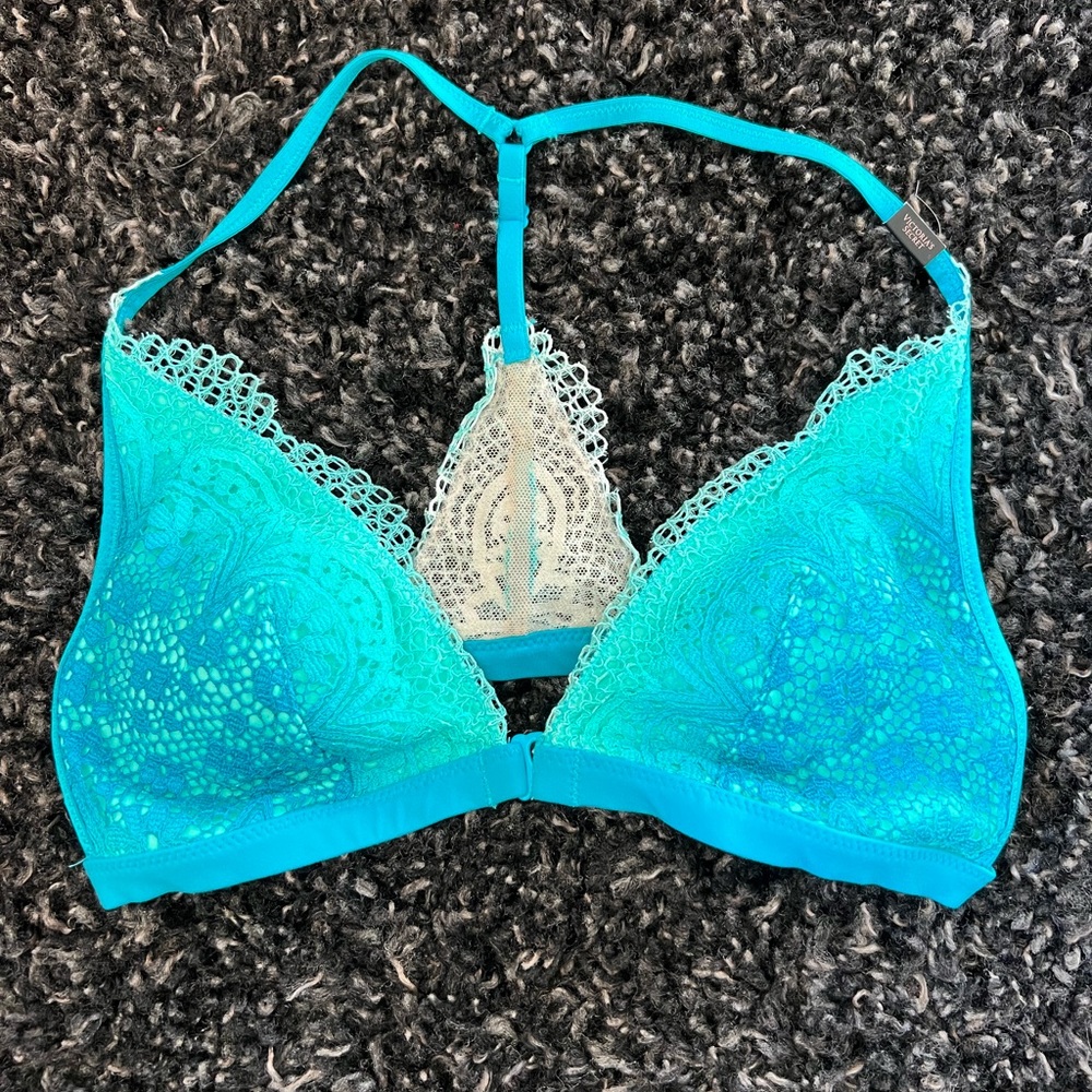 Victoria Secret Blue Bralette Never Worn